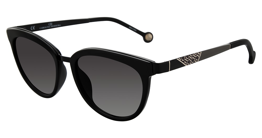 Carolina Herrera SHE748 cateye sunglasses in Black 700 F