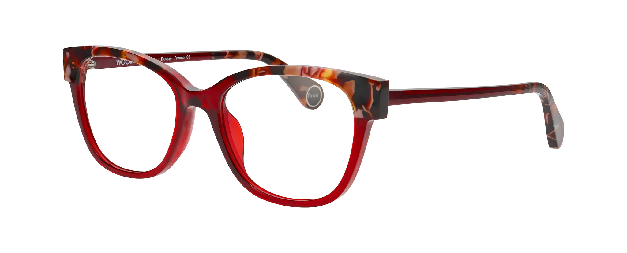 TRANSPARENT DARK RED