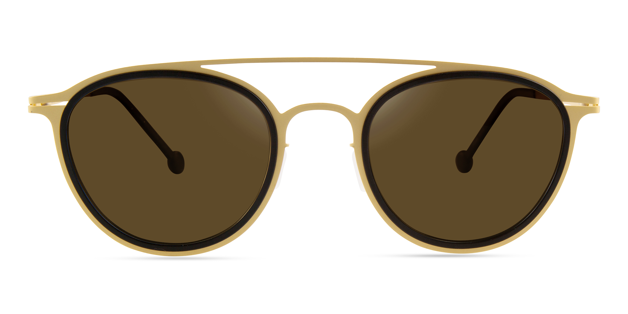 Modo TROTTER aviator sunglasses in Black/Gold