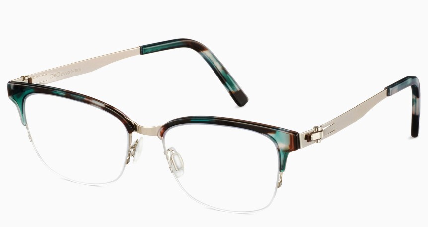 light gold w/ emerald