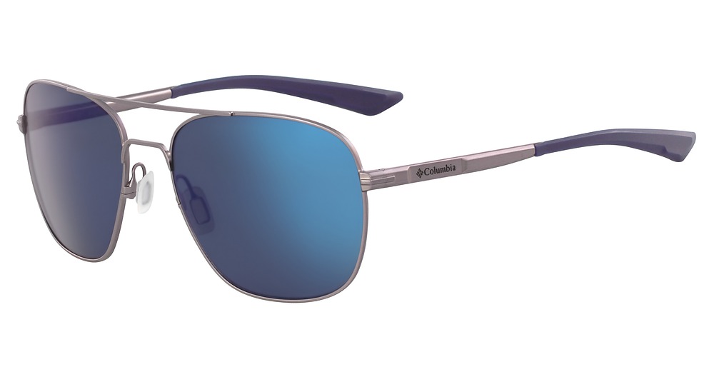 (072) SATIN GUNMETAL/BLUE