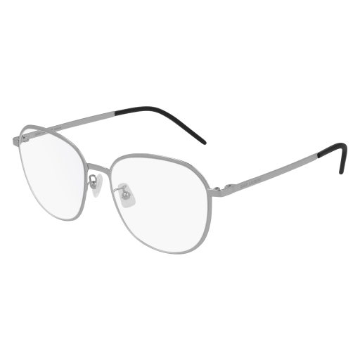Saint Laurent SL 448/F SLIM round sunglasses in Silver