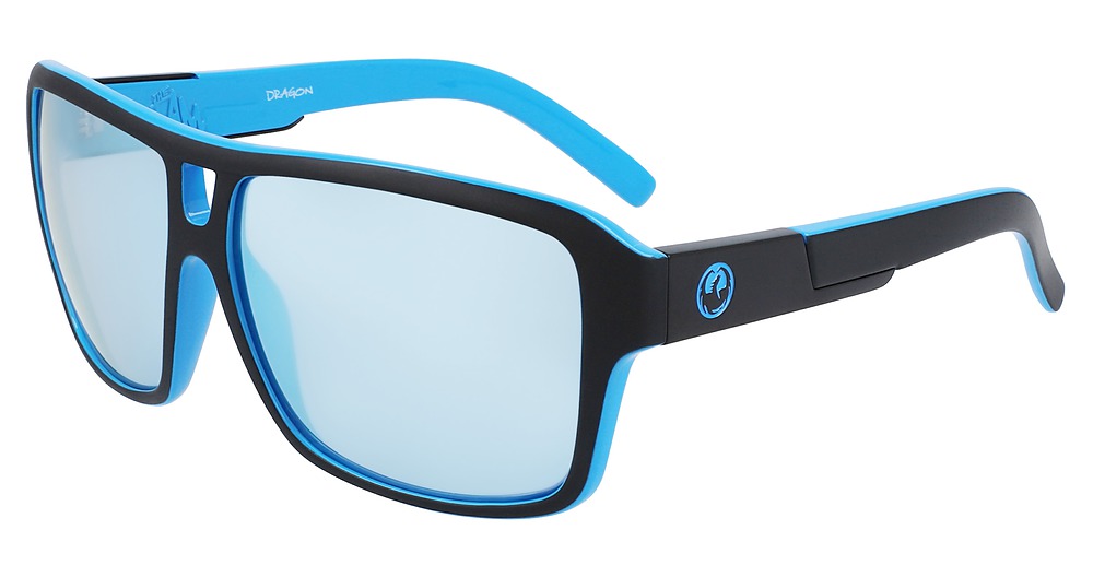 (039) MATTE BLACK/LL SKY BLUE ION