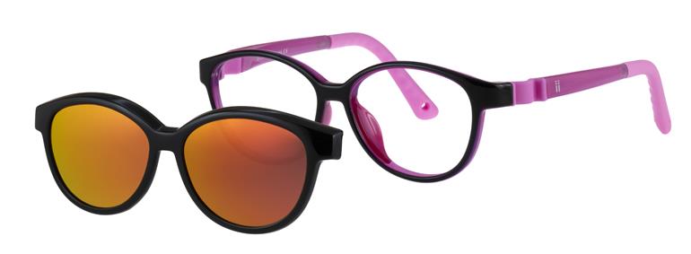 BLACK/PURPLE/BUBBLEGUM PINK
