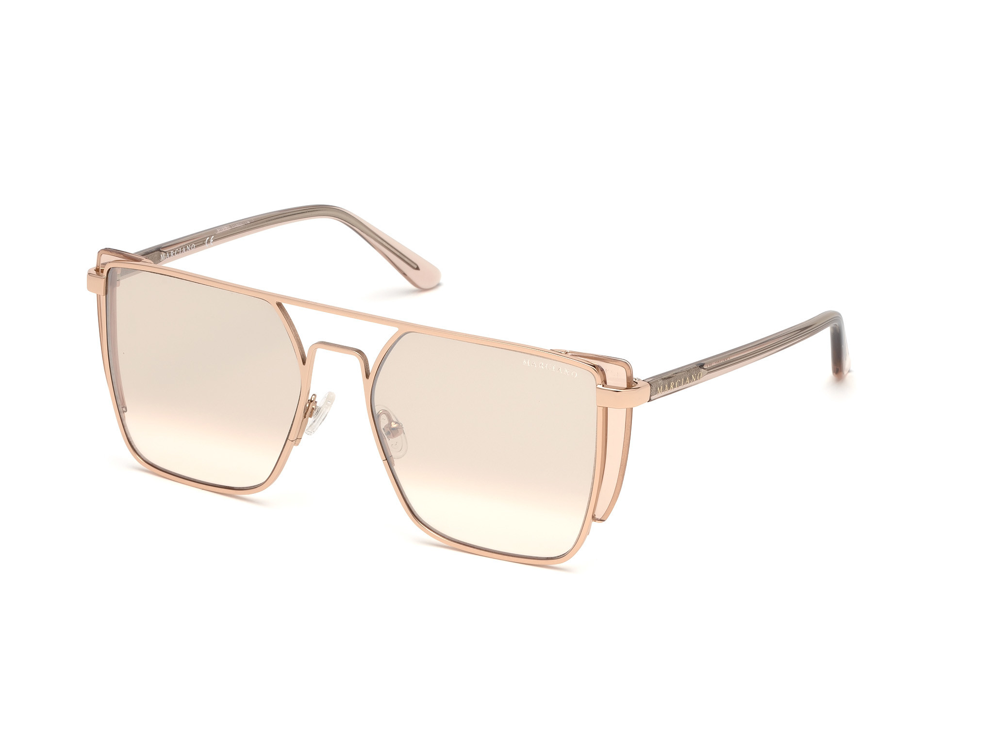 Shiny Rose Gold / Gradient Lenses
