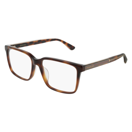 Gucci GG0385OA rectangle sunglasses in Havana