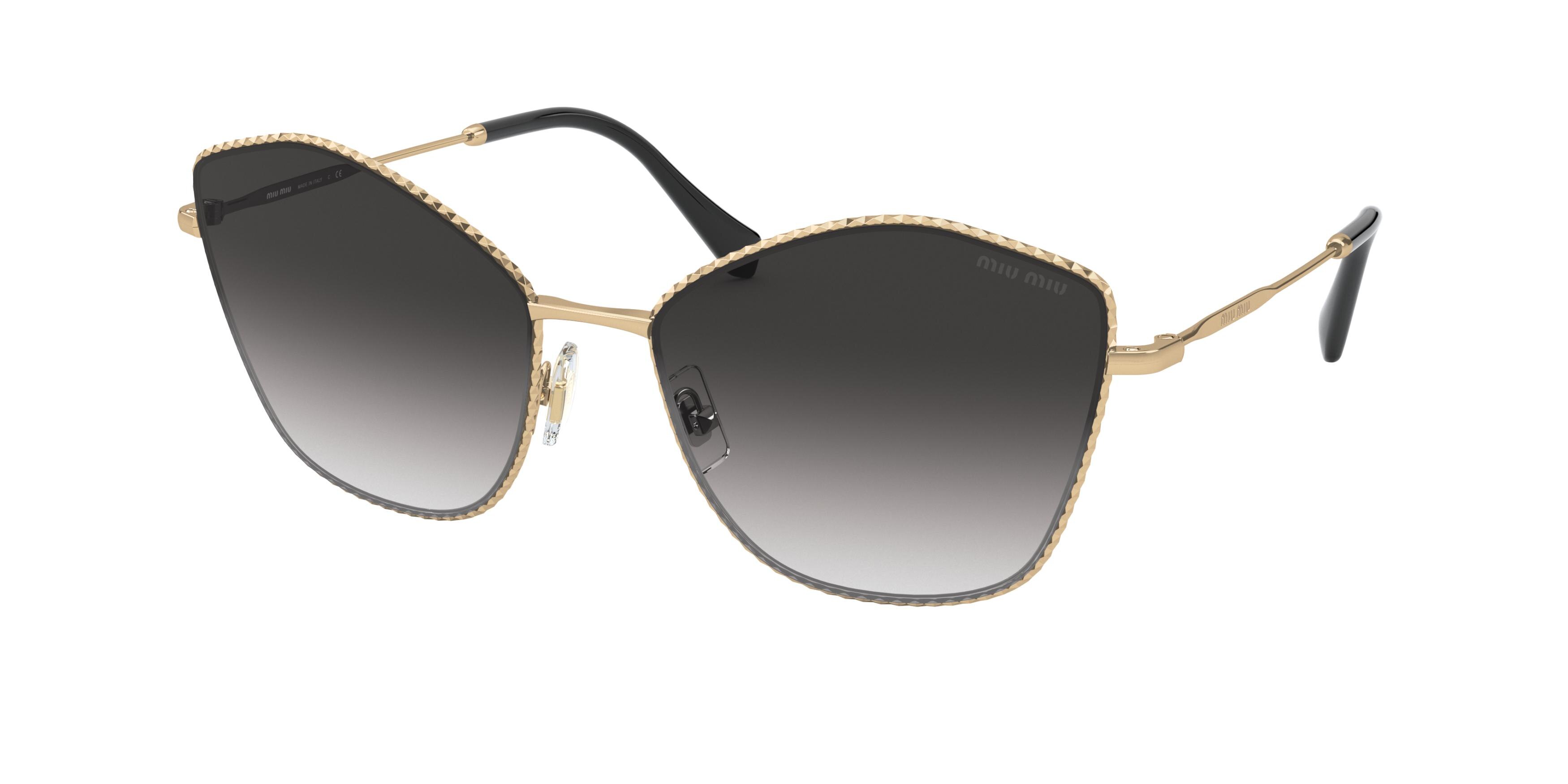 Miu Miu MU 60VS cateye sunglasses in Antique Gold