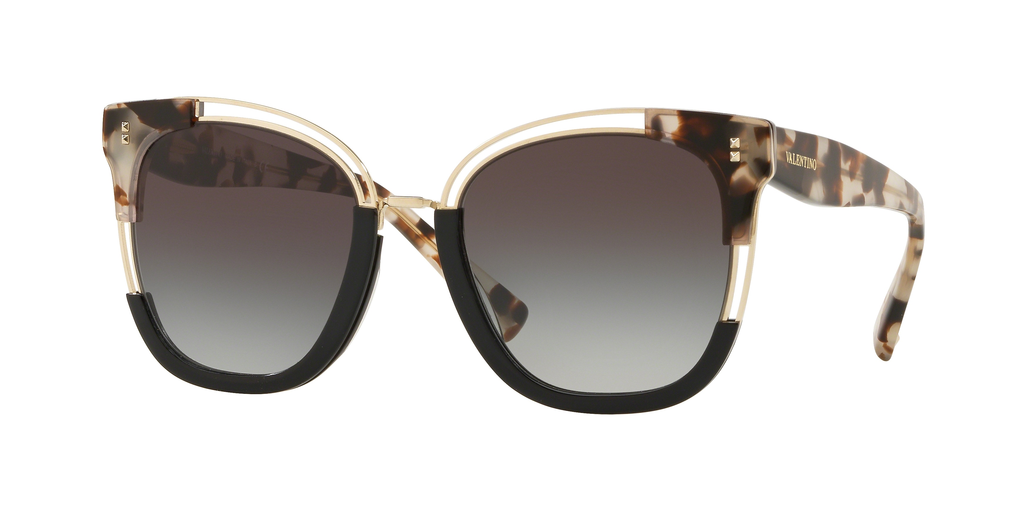 HAVANA BROWN/BLACK/LIGHT GOLD