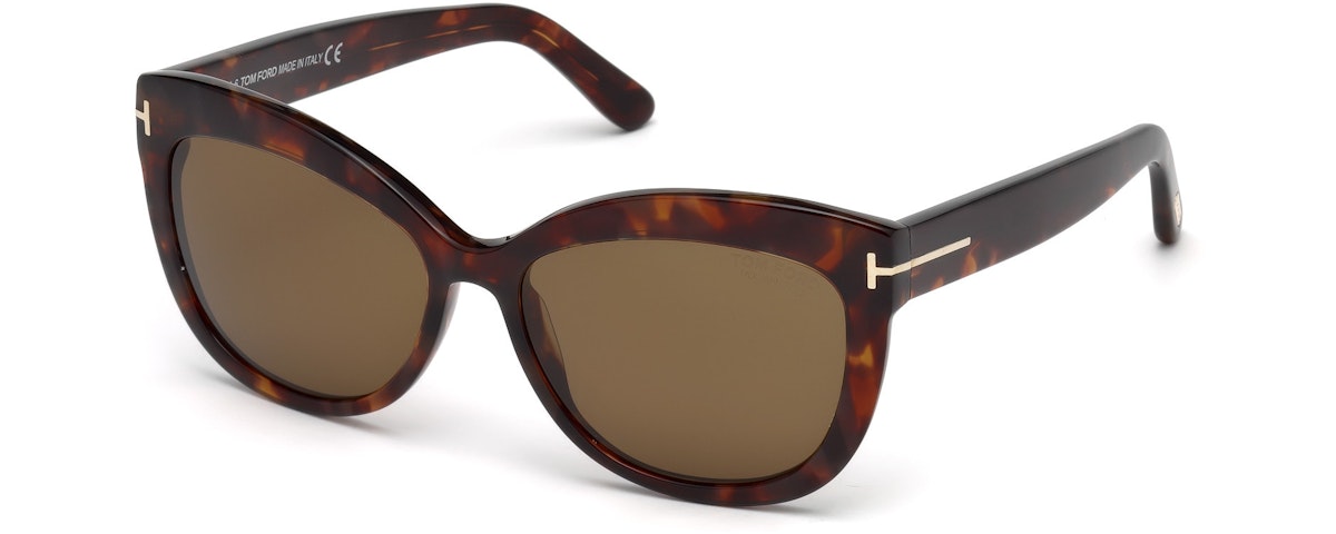 Shiny Red Havana / Brown Polarized Lenses