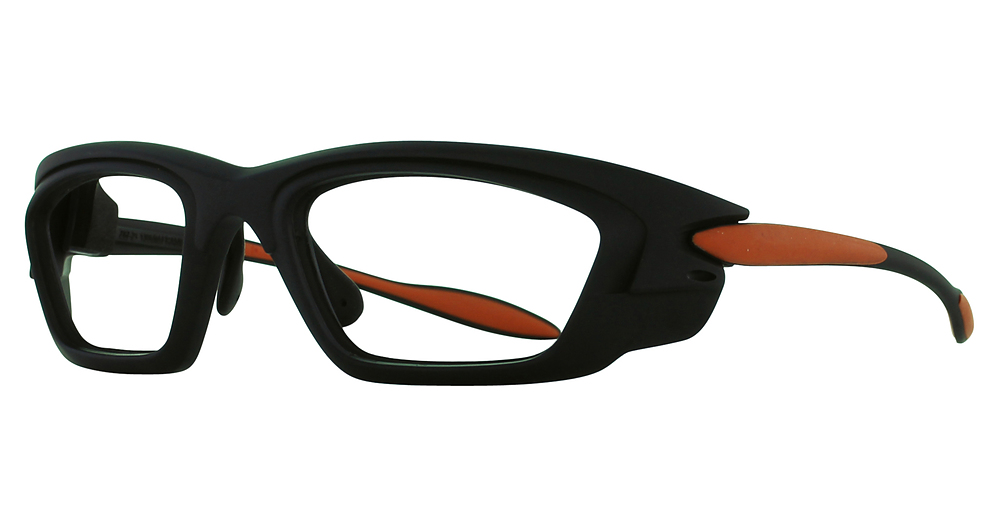 Black with Orange