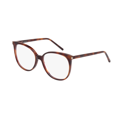 Saint Laurent SL 39 round eyeglasses in Havana
