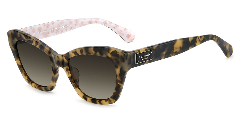 Kate Spade KS DAINA 2GS/US cateye sunglasses in Havana/Brown Shaded