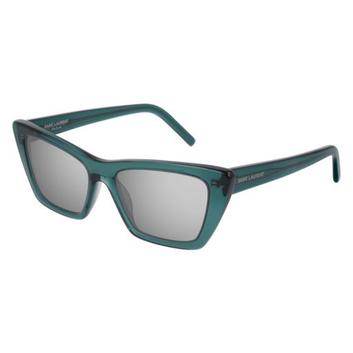Saint Laurent SL 276 MICA rectangle sunglasses in Green