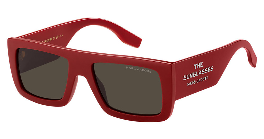 Marc Jacobs MARC 775/S rectangle sunglasses in Red/Brown