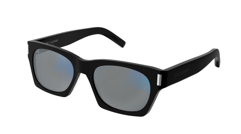 Saint Laurent SL 402 square sunglasses in Black