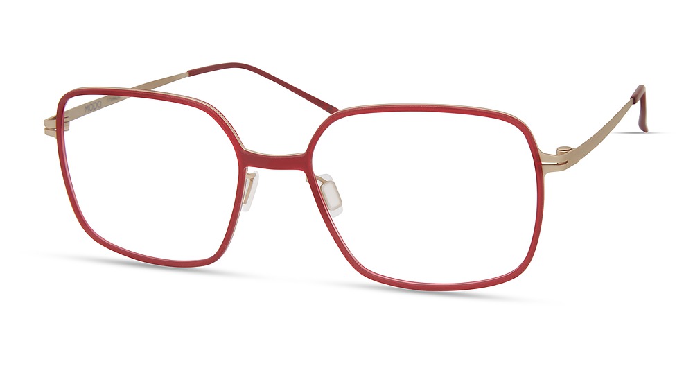 Modo 4108 round eyeglasses in Burgundy