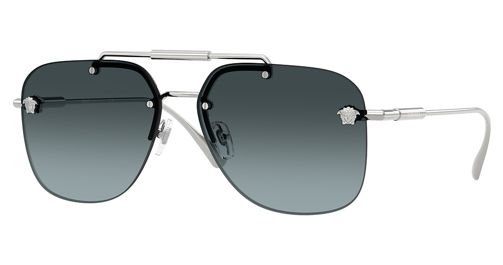 SILVER / BLUE GRADIENT GREY