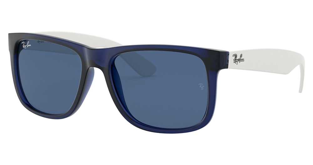 RUBBER TRANSPARENT BLUE / DARK BLUE