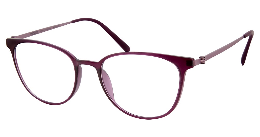 Modo 7000 Global Fit round eyeglasses in Matte Purple