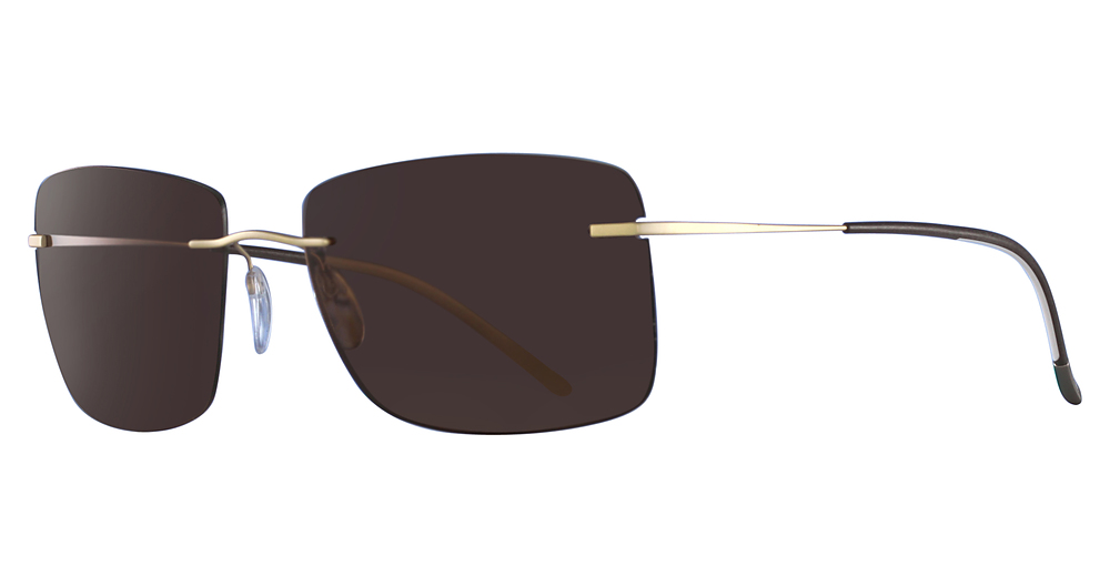 Gold Silky Matte / Polarized Brown