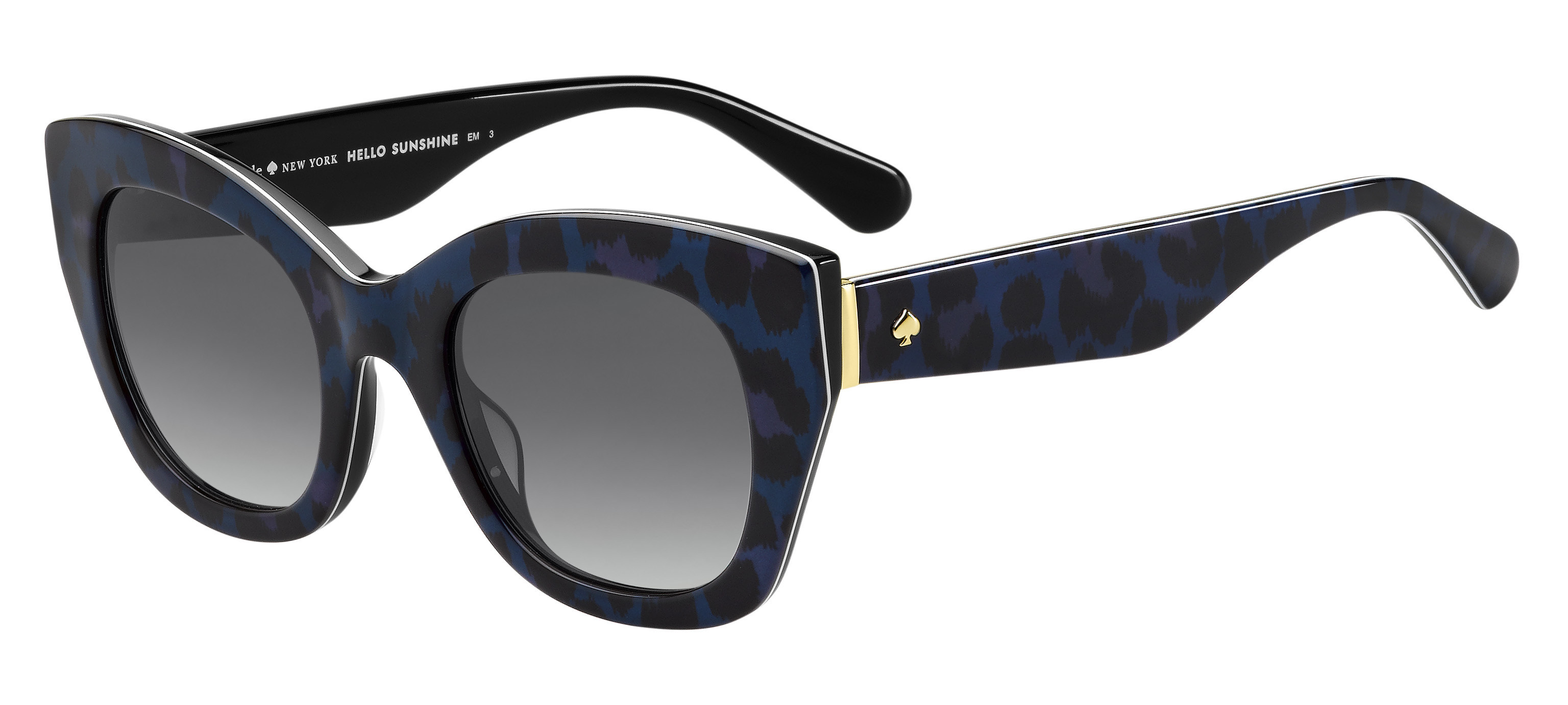 Kate Spade Jalena/S cateye sunglasses in Blush Pattern Black (9 O Dark Grey Gradient)