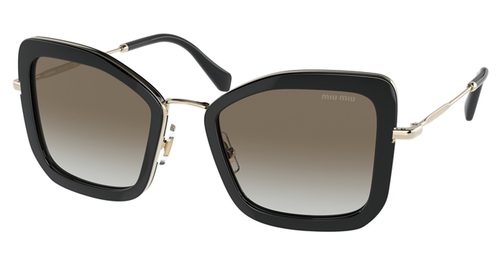 Miu Miu MU 55VS CORE COLLECTION cateye sunglasses in Black/Grey Gradient