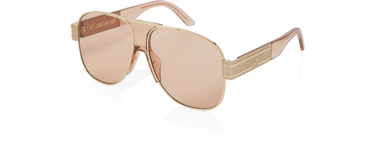 rosy pink, gold