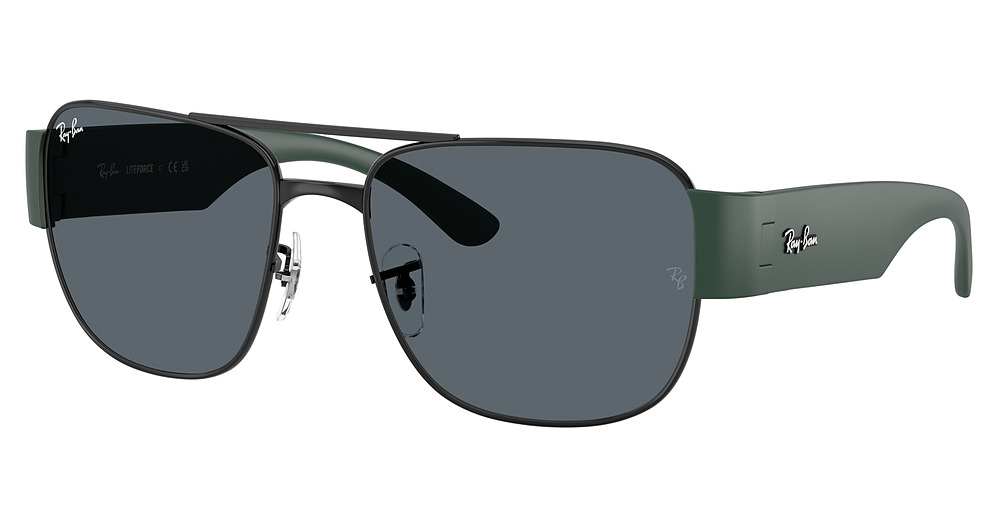 Ray-Ban RB3756 sunglasses in Black/Green