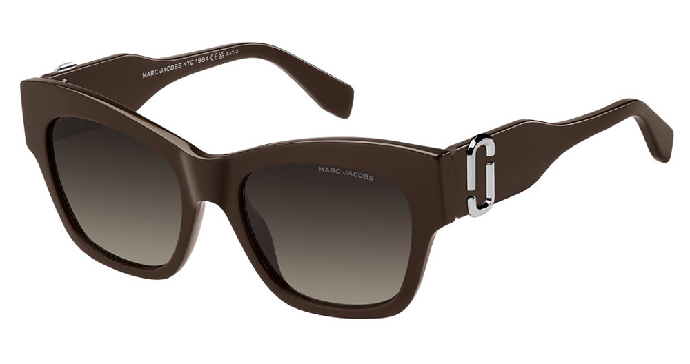 Marc Jacobs MARC 762/S rectangle sunglasses in Brown/Brown Shaded