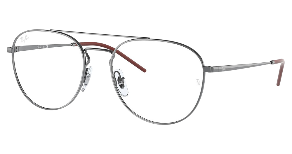 Ray-Ban RX6414 aviator eyeglasses in Gunmetal