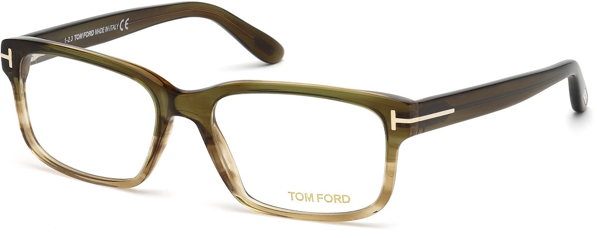 Shiny Striped Olive Green-To- Light Brown Gradient