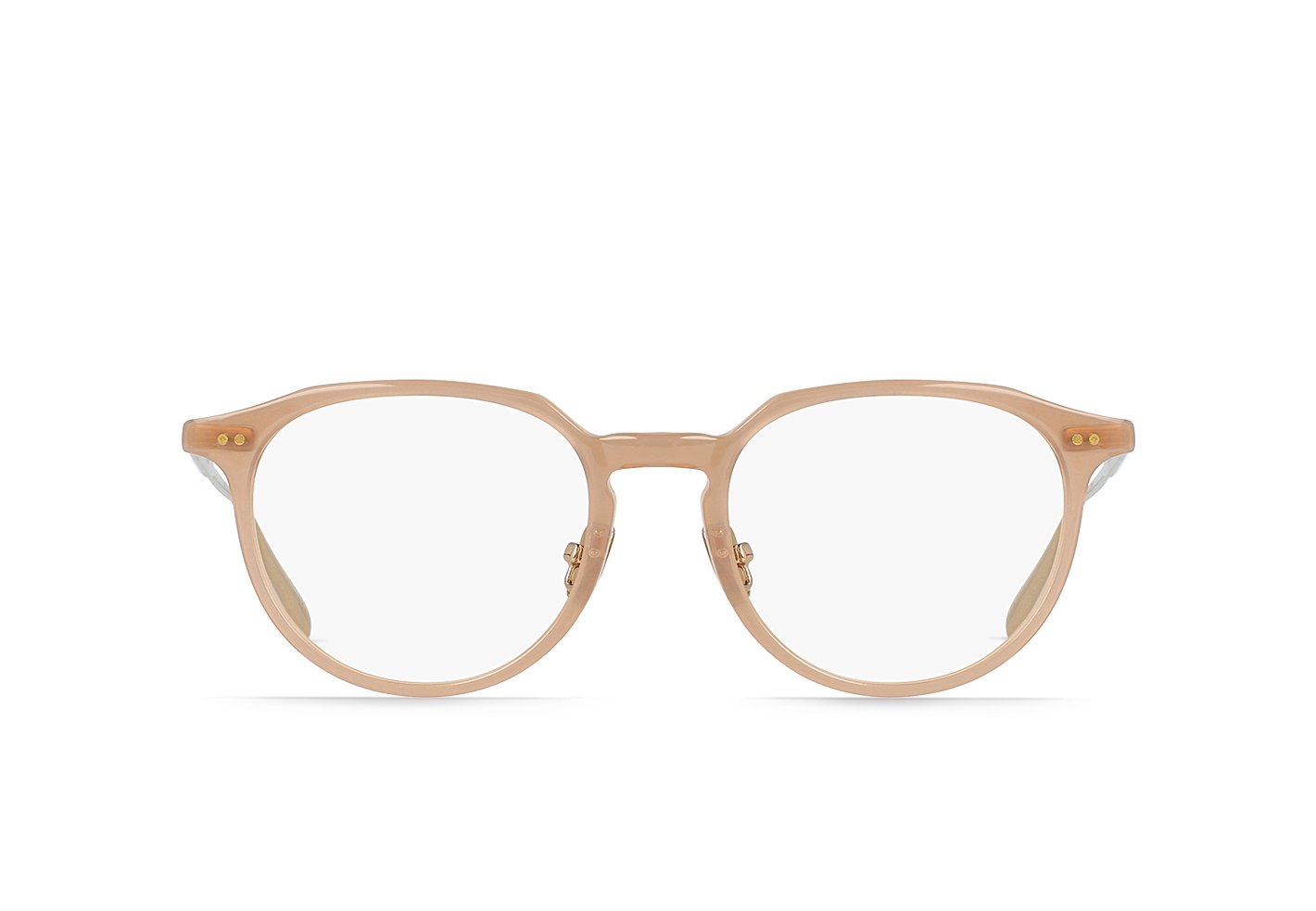 Palomino + Satin Rose Gold / Clear