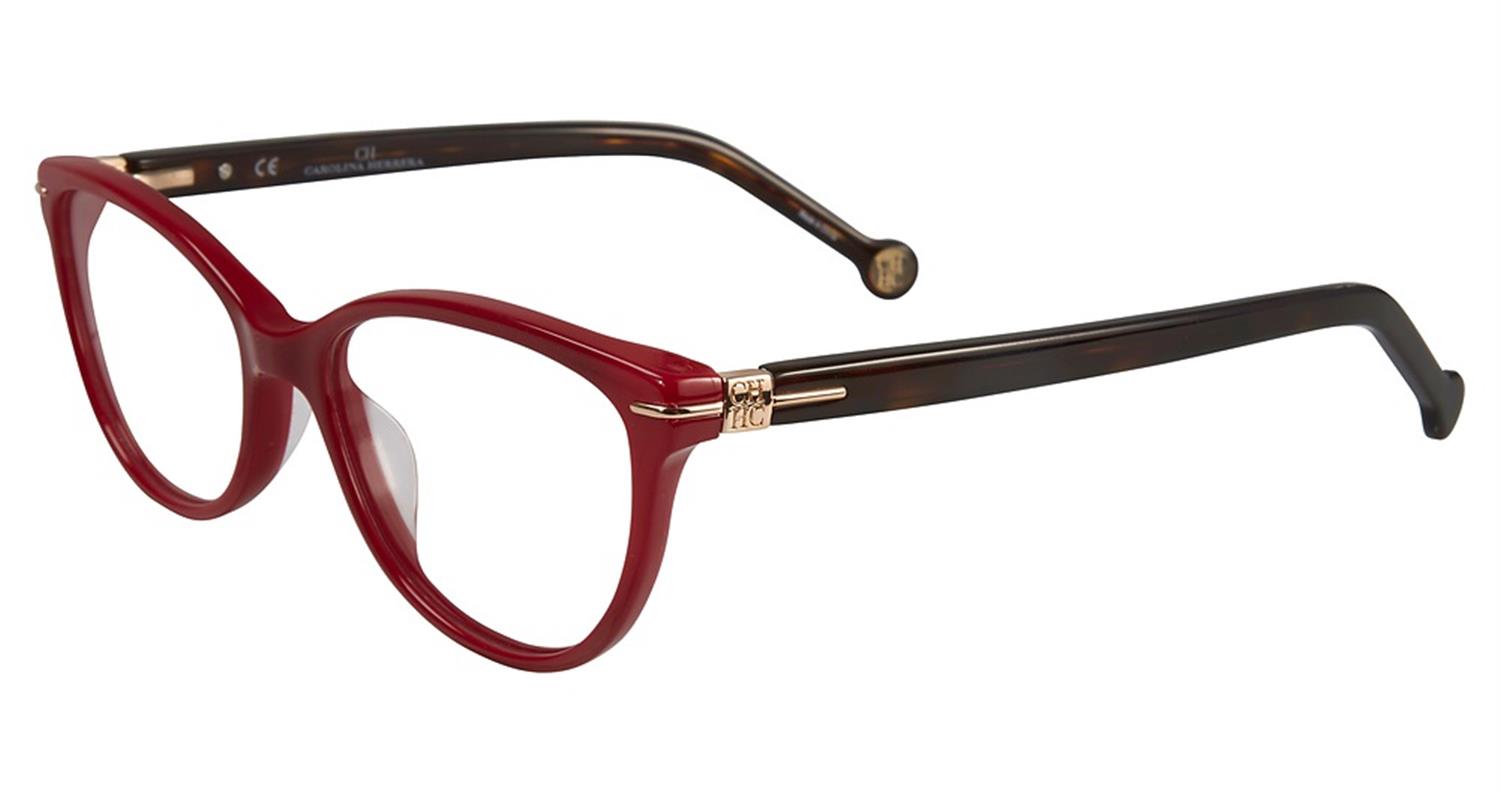 Carolina Herrera VHE660K eyeglasses in Shiny Burgundy 0 G96