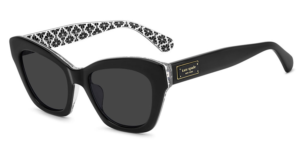 Kate Spade KS DAINA 2GS/US cateye sunglasses in Black/Grey