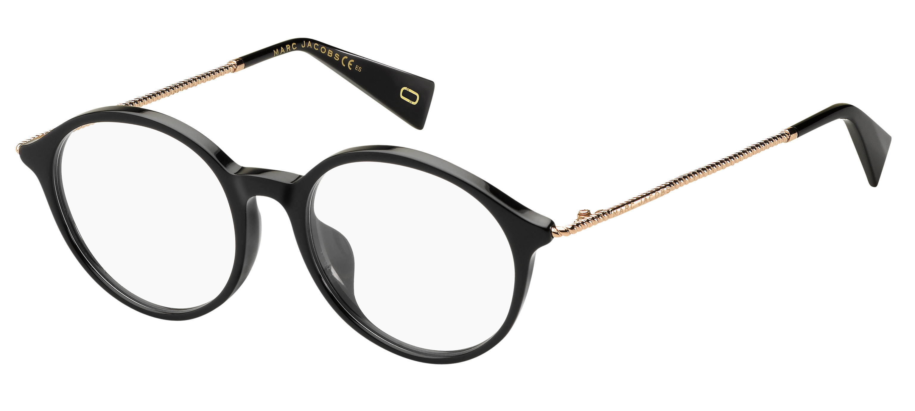 Marc Jacobs Marc 260/F round eyeglasses in Black