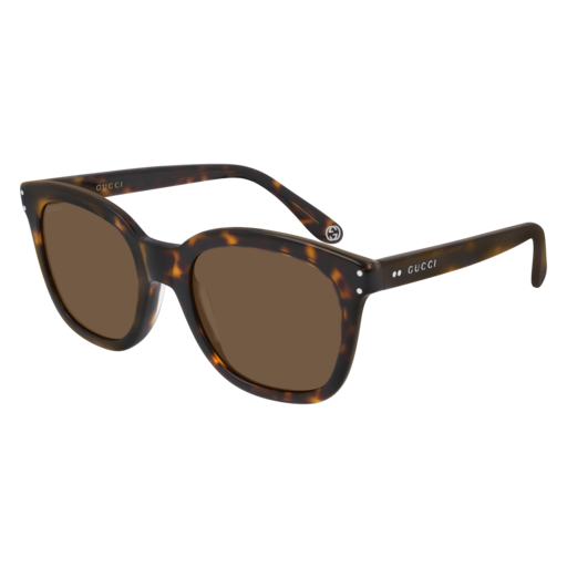 Gucci GG0571S rectangle sunglasses in Havana