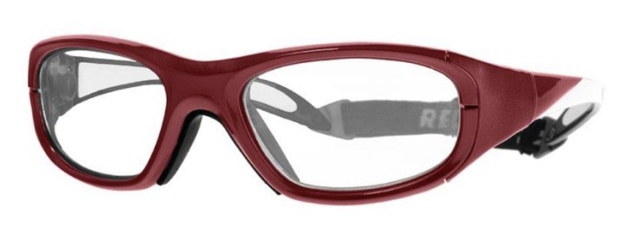 Crimson With White Highlights