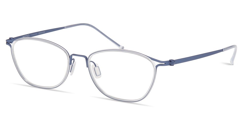 Modo 4430 round eyeglasses in Greyish Blue