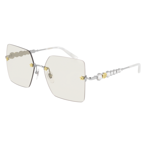 Gucci GG0644S square eyeglasses in Silver