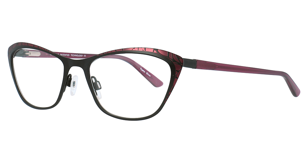 Satin Black & Dark Pink