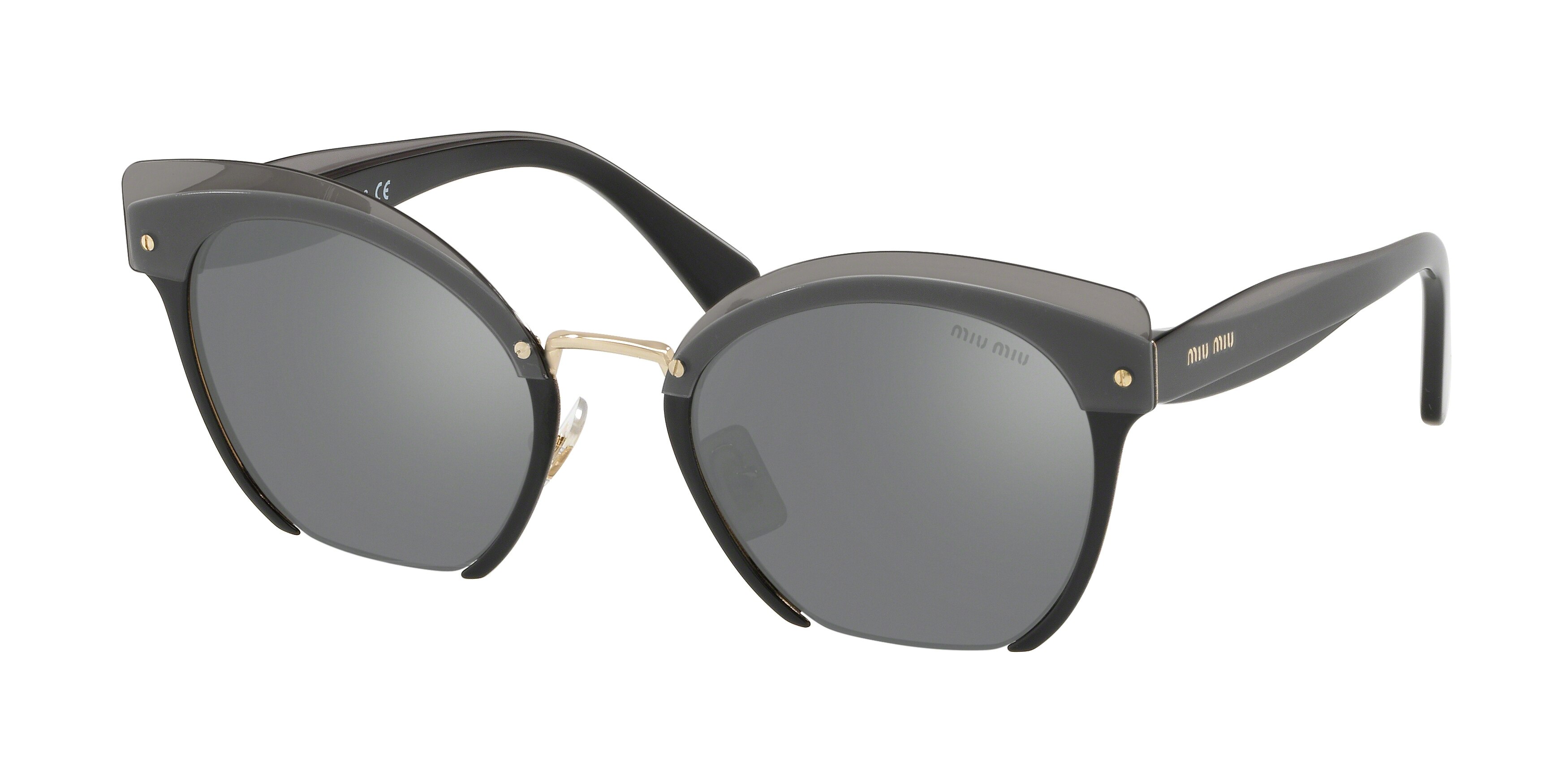 Miu Miu MU 53TS square sunglasses in Black