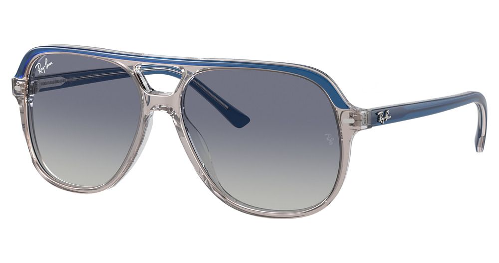 TOP DARK BLUE/BROWN/LIGH / GREY GRADIENT BLUE