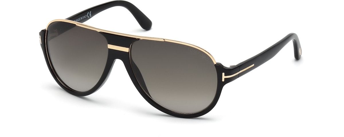 Shiny Black, Shiny Rose Gold Details / Green Gradient Smoke Lenses