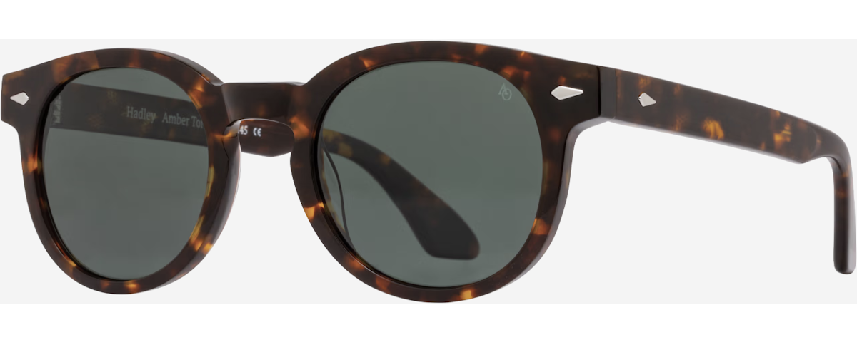 Amber Tortoise / Green Nylon