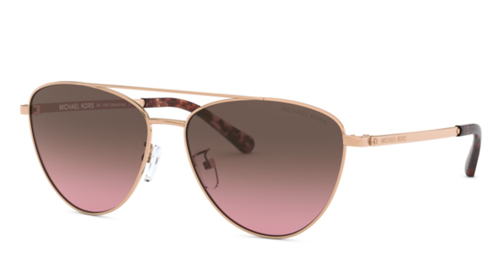 ROSE GOLD / Black Magenta Gradient Mirror