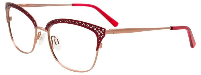 Satin Red & Rose Gold