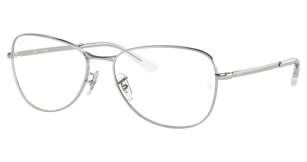 Ray-Ban RX3733V aviator eyeglasses in Silver