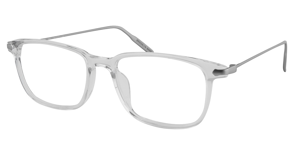 Modo Bedford rectangle eyeglasses in Crystal