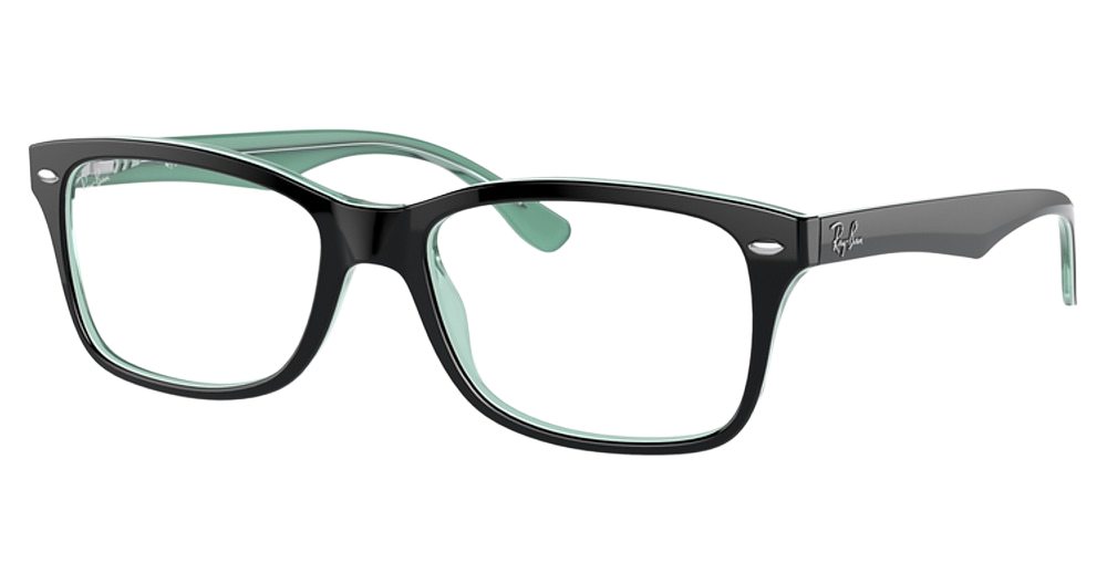 BLACK ON TRASPARENT GREE