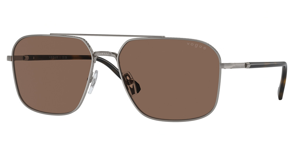 GUNMETAL / DARK BROWN